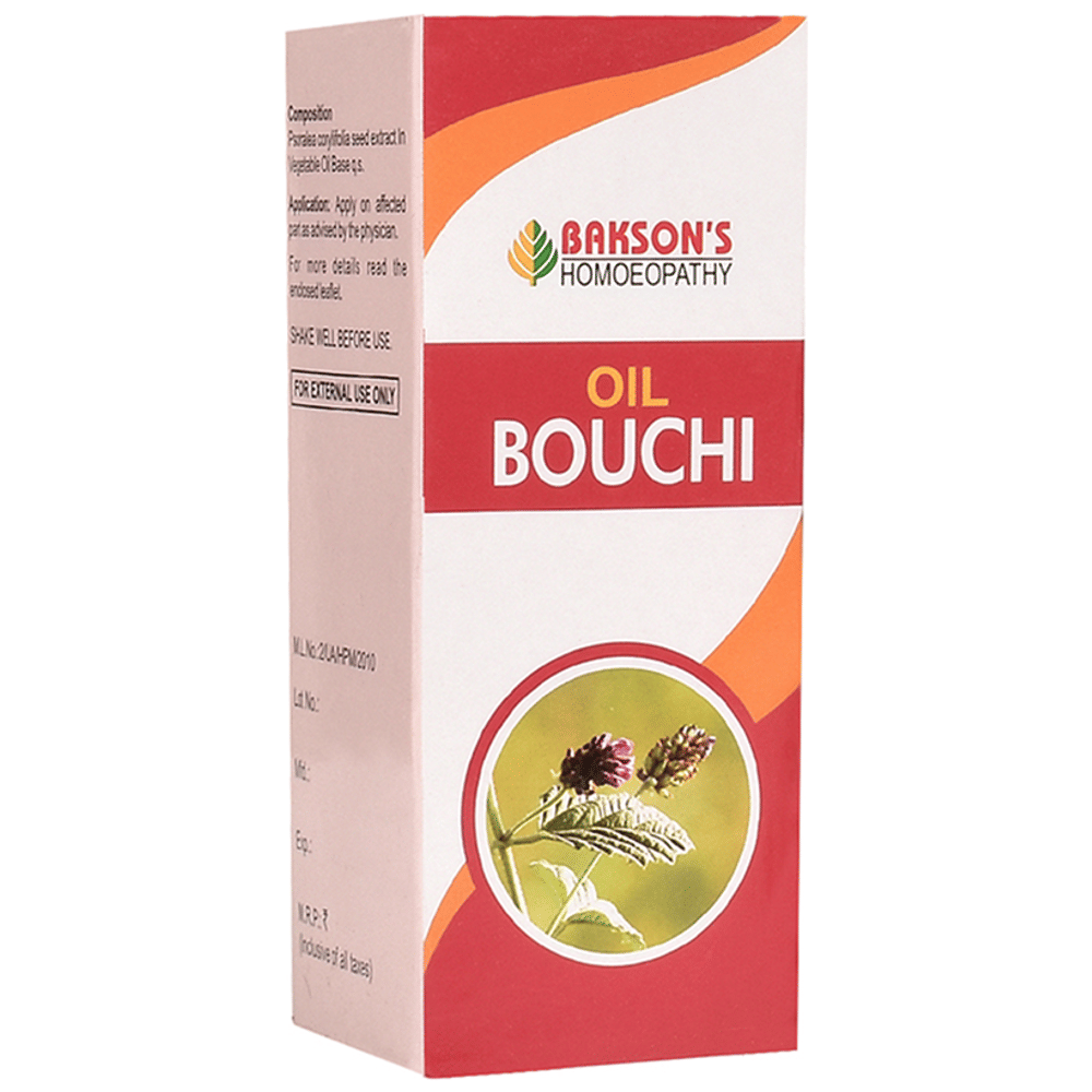 Bakson's Homeopathy Bouchi Oil bottle of 60 ml Oil