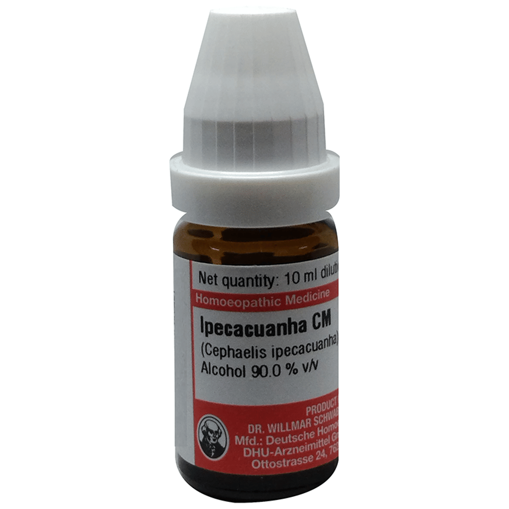 Dr Willmar Schwabe Germany Ipecacuanha (Cephaelis Ipecacuanha) Dilution CM bottle of 10 ml Dilution