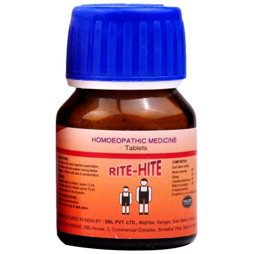 SBL Rite-Hite Tablet bottle of 25 gm Tablet