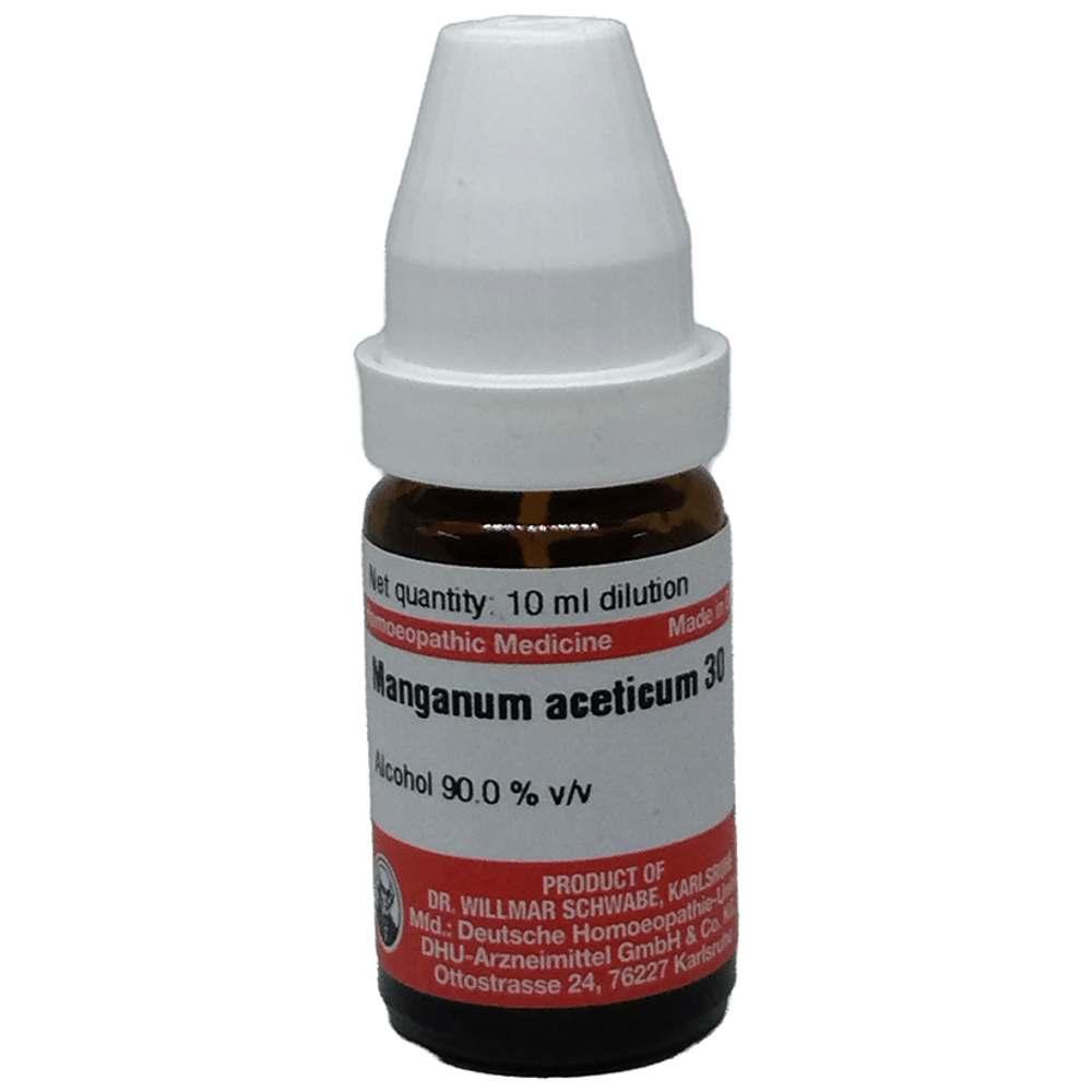 Dr Willmar Schwabe Germany Manganum Aceticum Dilution 30 bottle of 10 ml Dilution