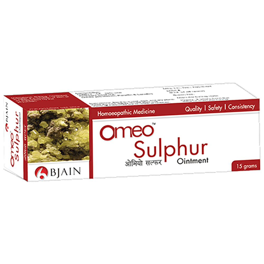 Bjain Omeo Sulphur Ointment tube of 15 gm Ointment