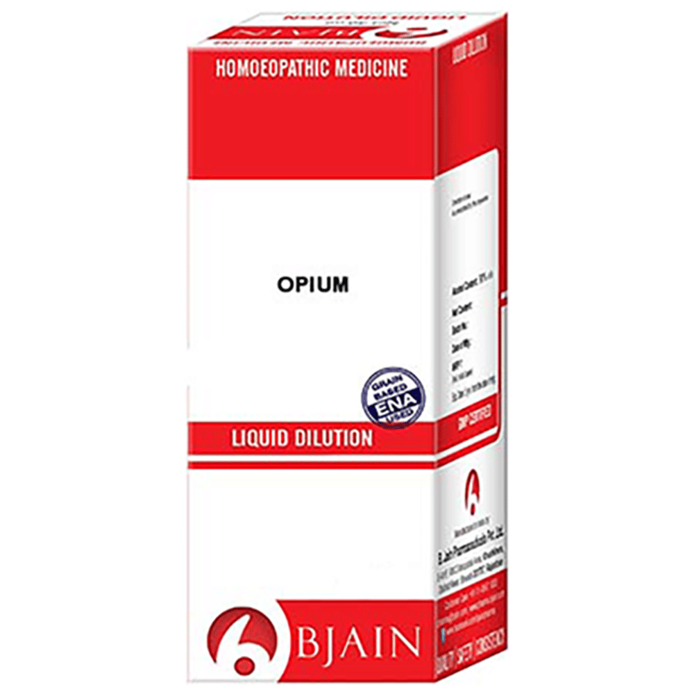 Bjain Opium Dilution 10M CH bottle of 12 ml Dilution