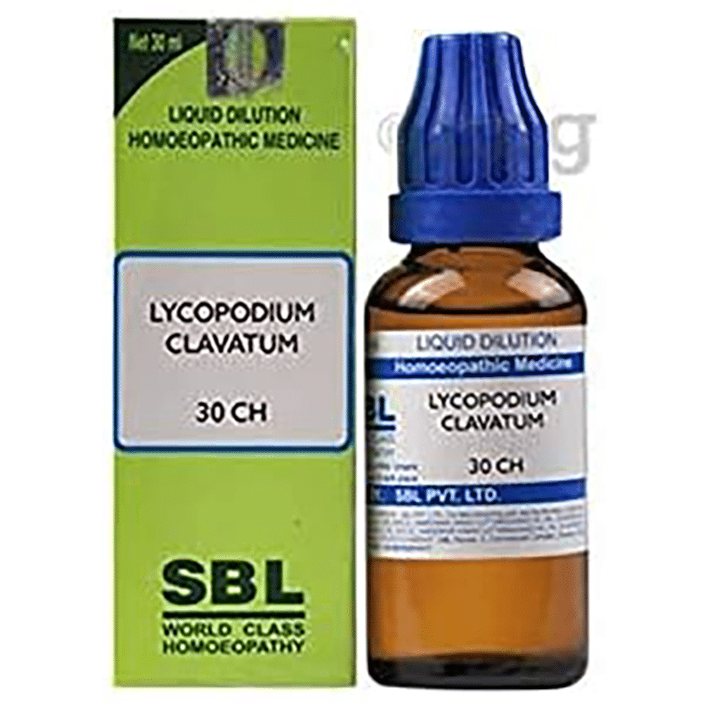 SBL Lycopodium Clavatum Dilution 30 CH bottle of 30 ml Dilution