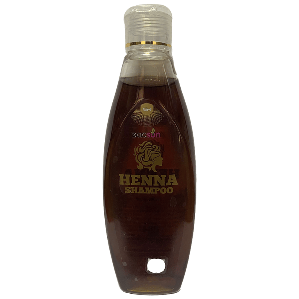 Zacson Henna Shampoo bottle of 200 ml Shampoo