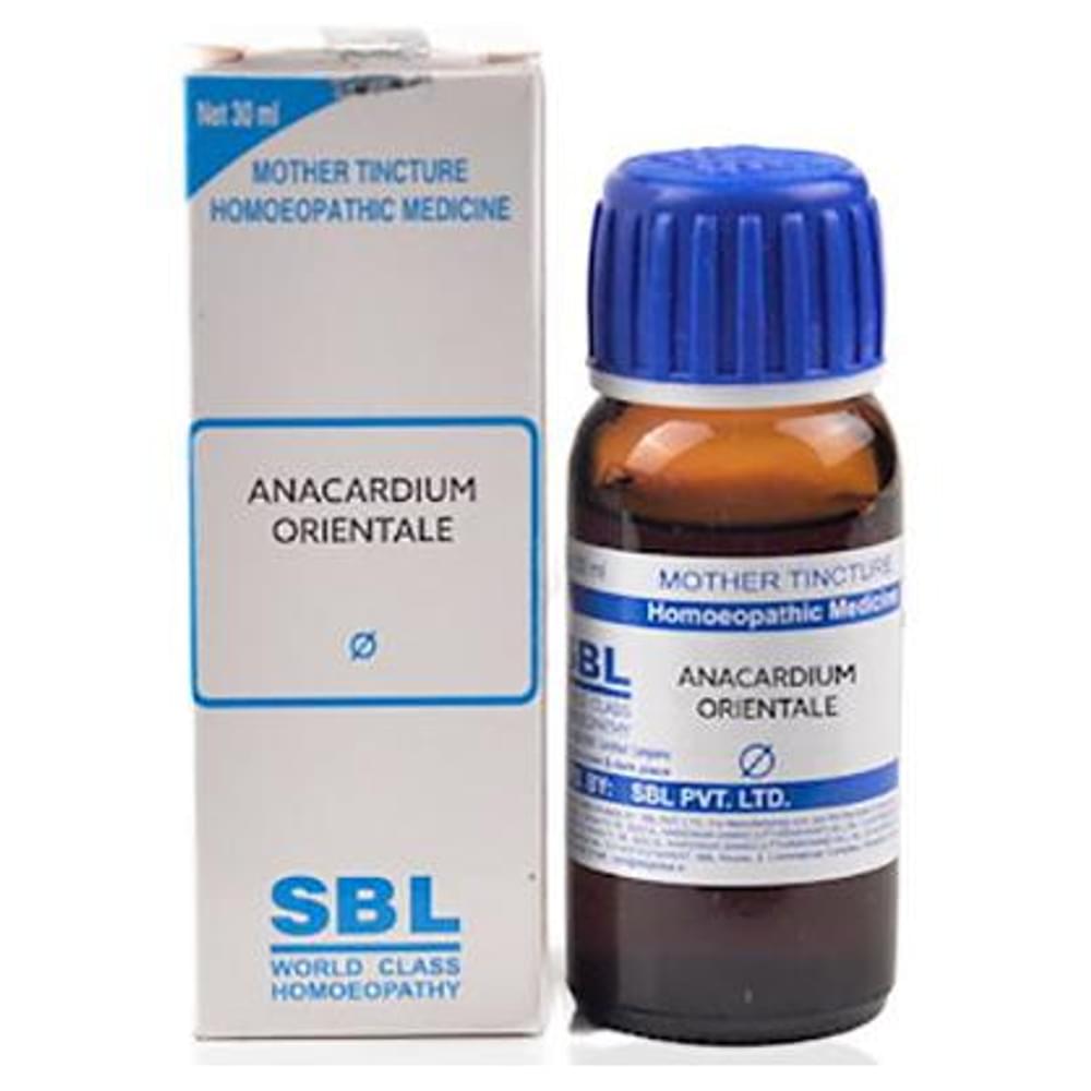 SBL Anacardium Orientale Mother Tincture Q bottle of 30 ml Mother Tincture