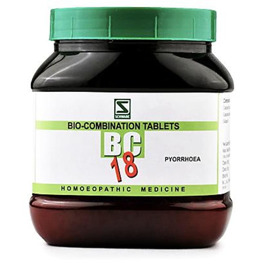 Dr Willmar Schwabe India Bio-Combination 18 (BC 18) Tablet bottle of 550 gm Biocombination Tablet