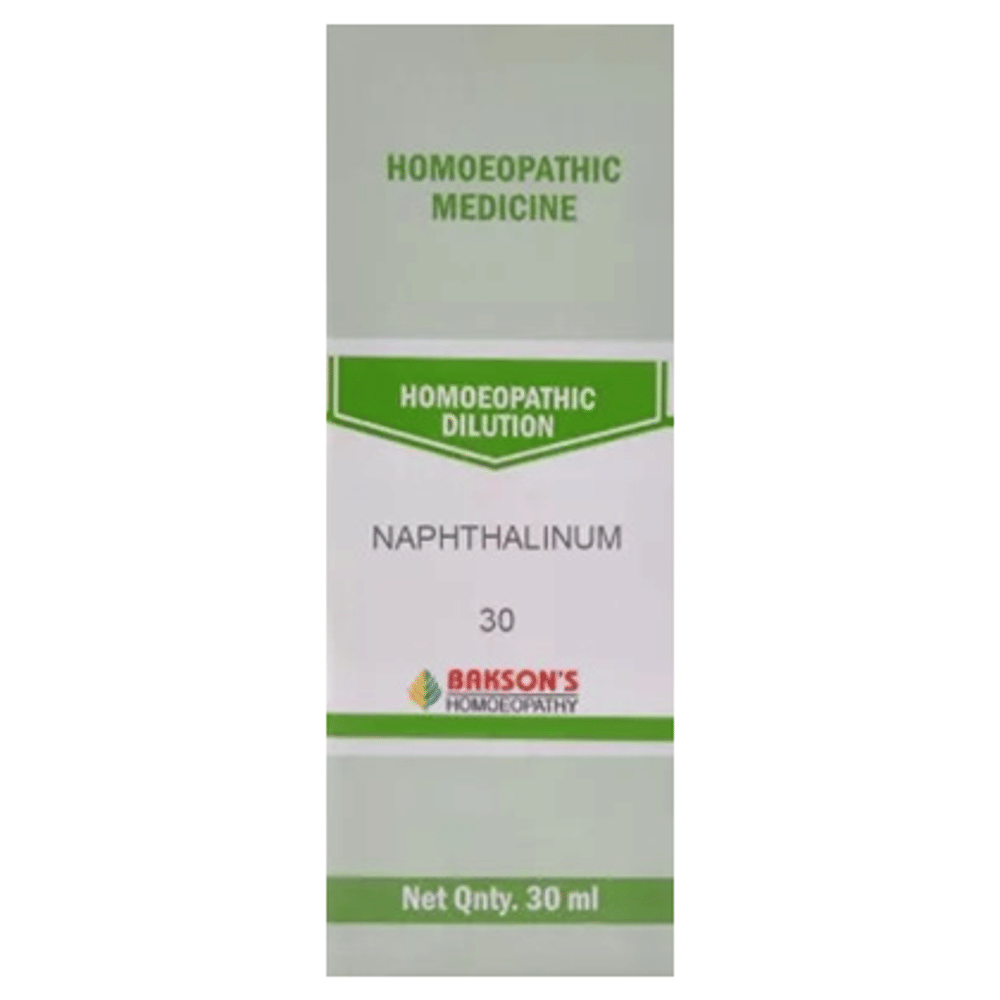 Bakson's Homeopathy Naphthalinum Dilution 30 bottle of 30 ml Dilution Bakson's Homeopathy Naphthalinum Dilution 30 bottle of 30 ml Dilution