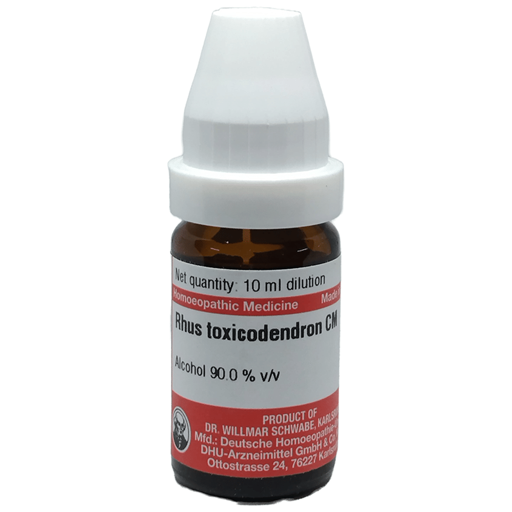 Dr Willmar Schwabe Germany Rhus Toxicodendron Dilution CM bottle of 10 ml Dilution