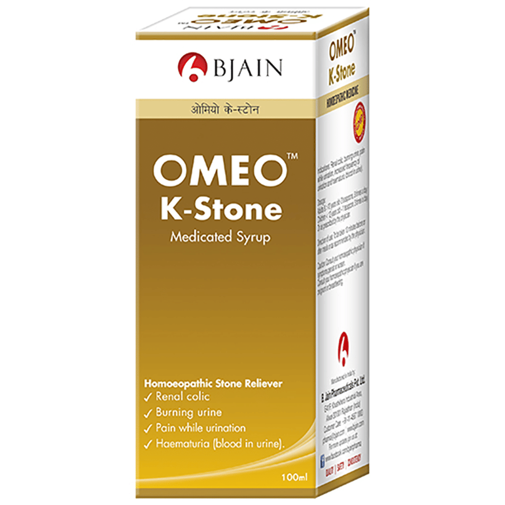 Bjain Omeo K-Stone Syrup bottle of 100 ml Syrup