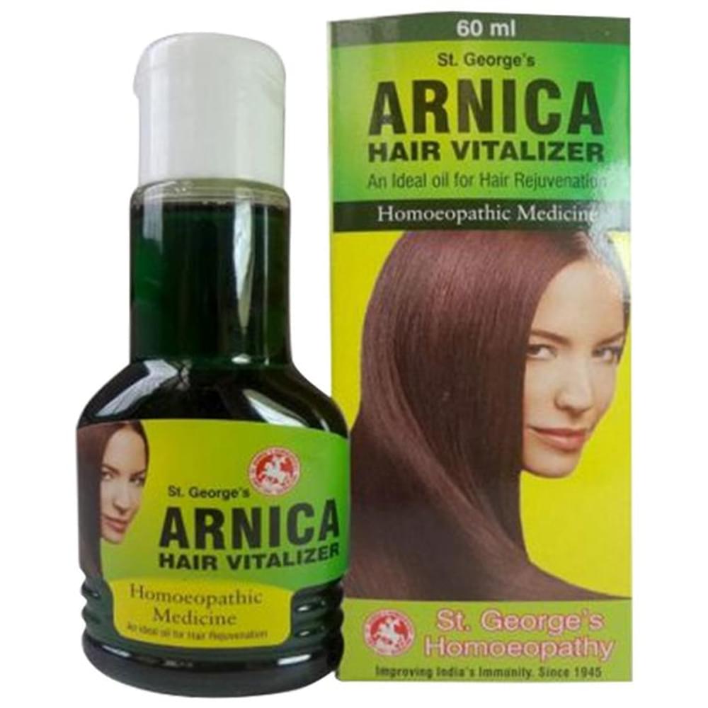 St. George’s Arnica Hair Vitalizer bottle of 60 ml Oil St. George’s Arnica Hair Vitalizer bottle of 60 ml Oil