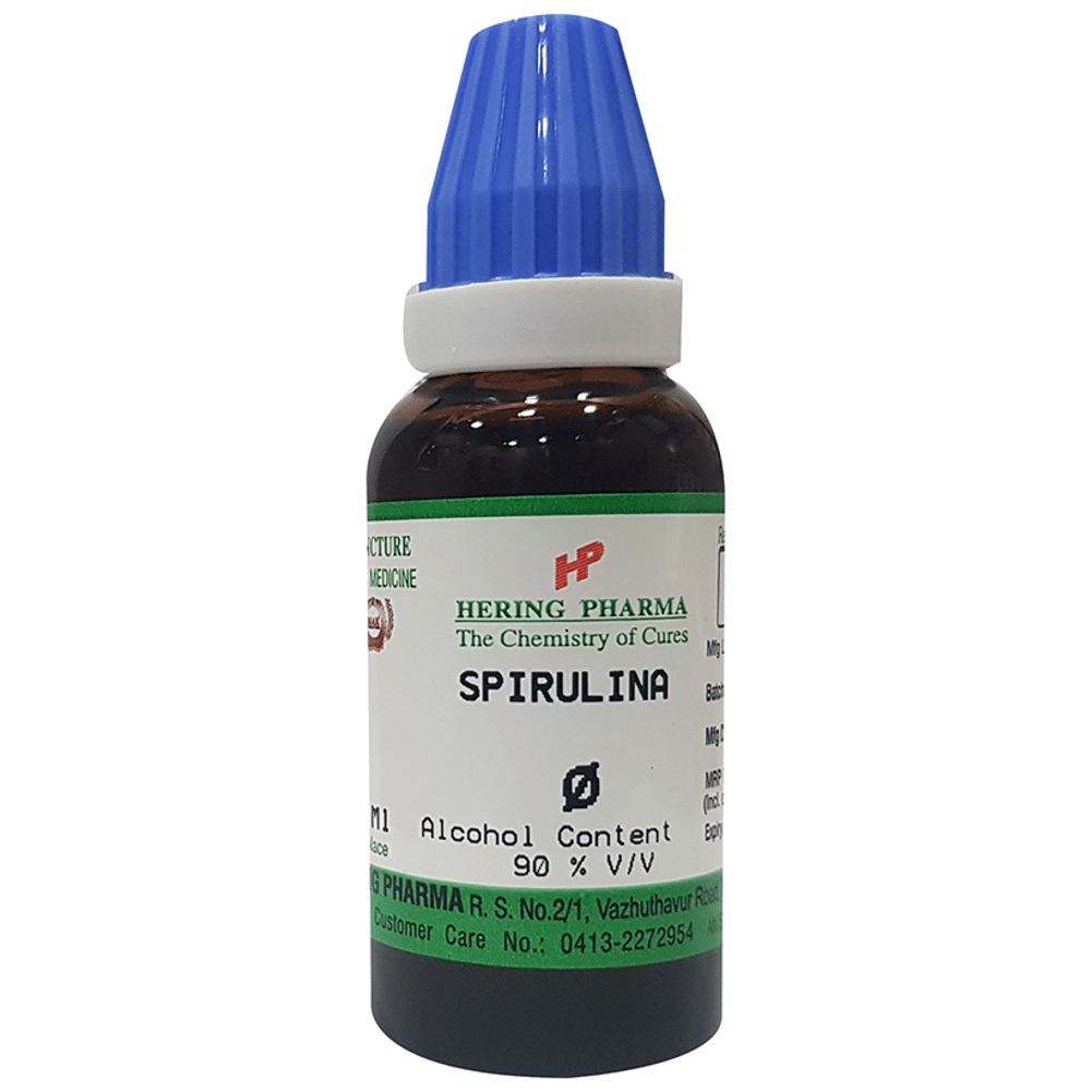 Hering Pharma Spirulina Mother Tincture Q bottle of 30 ml Mother Tincture