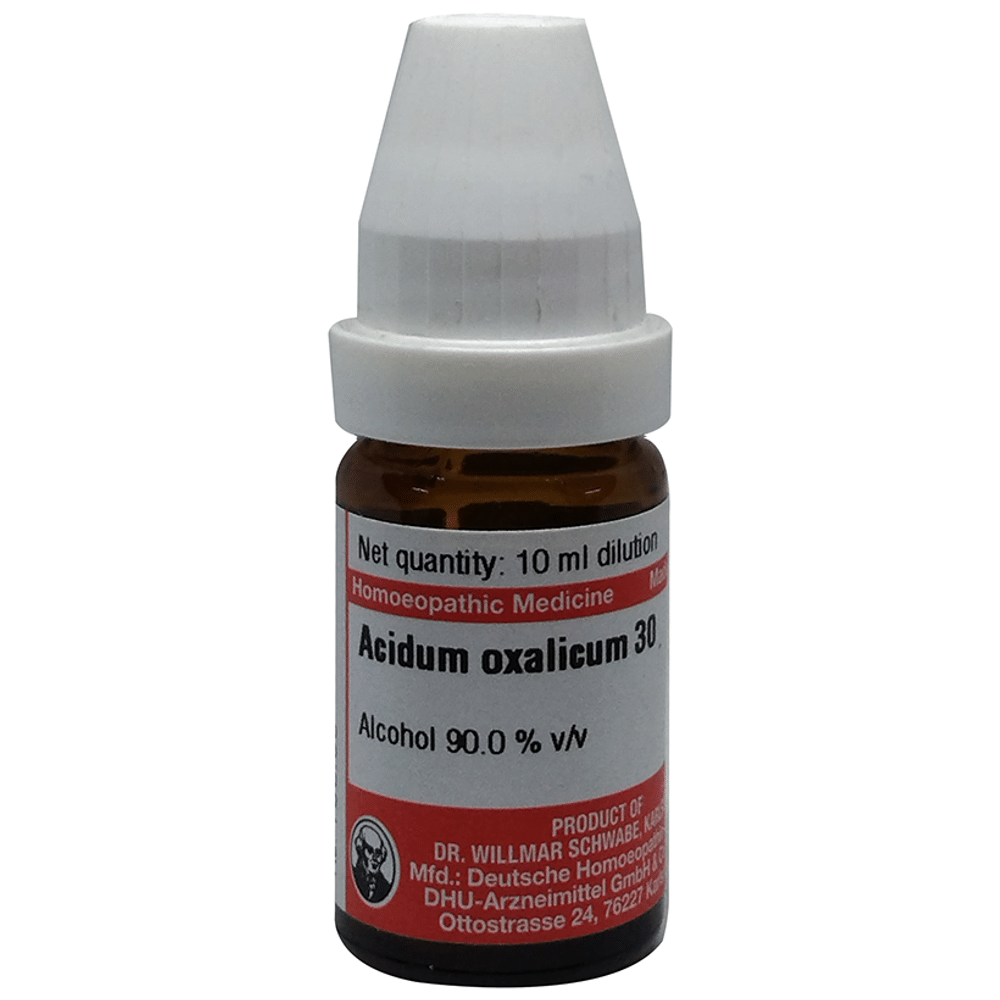 Dr Willmar Schwabe Germany Acidum Oxalicum Dilution 30 bottle of 10 ml Dilution
