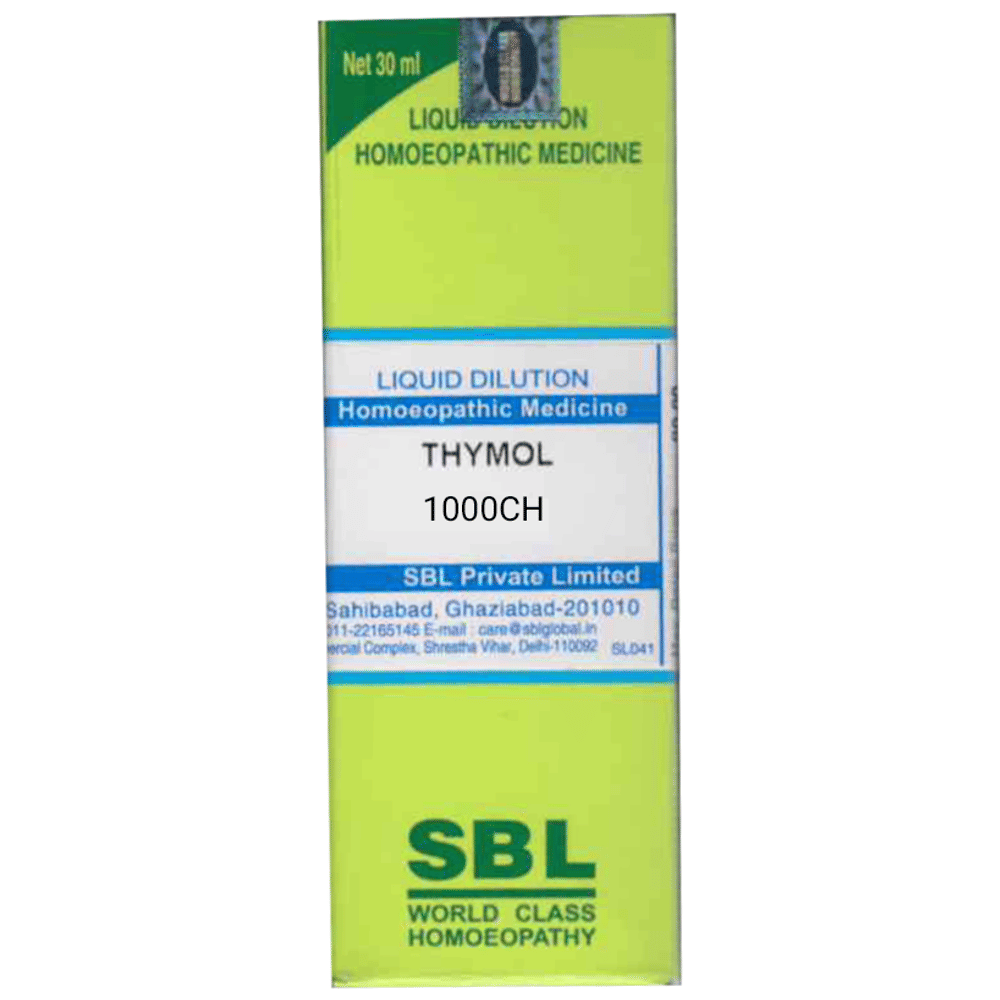 SBL Thymol Dilution 1000 CH bottle of 30 ml Dilution
