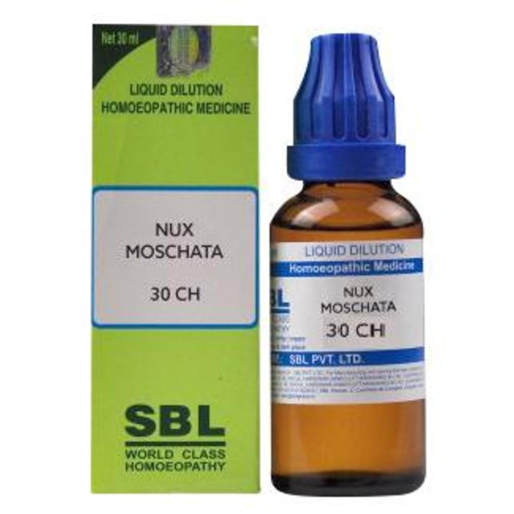 SBL Nux Moschata Dilution 30 CH bottle of 30 ml Dilution