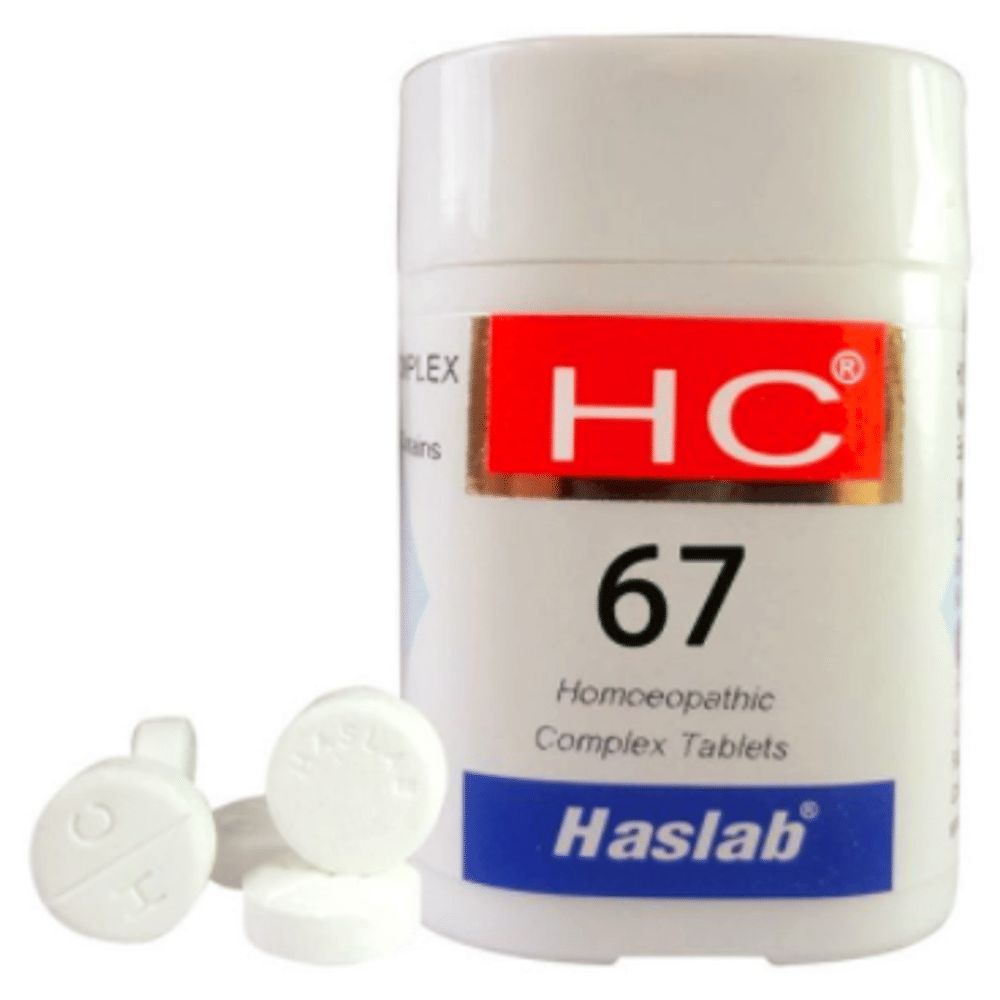 Haslab HC 67 Homolax Tablet bottle of 20 gm Tablet Haslab HC 67 Homolax Tablet bottle of 20 gm Tablet