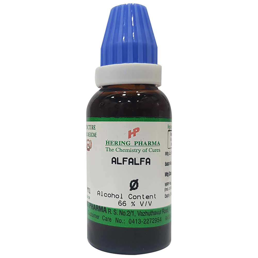 Hering Pharma Alfalfa Mother Tincture Q bottle of 30 ml Mother Tincture