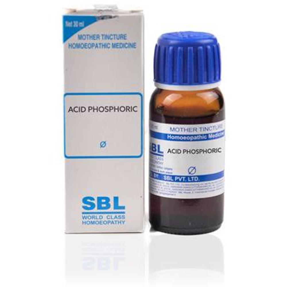 SBL Acidum Phosphoricum Mother Tincture Q bottle of 30 ml Mother Tincture SBL Acidum Phosphoricum Mother Tincture Q bottle of 30 ml Mother Tincture