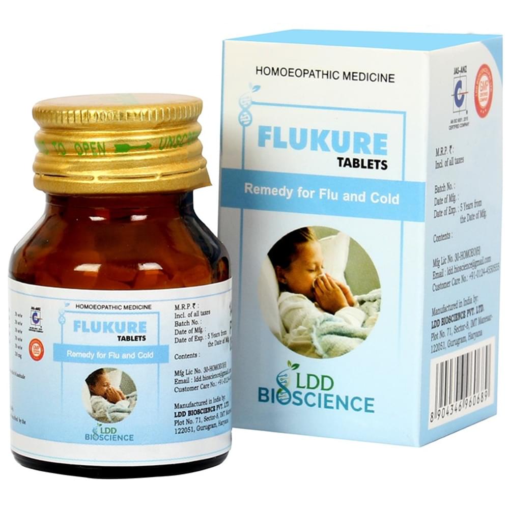 LDD Bioscience Flukure Tablet bottle of 25 gm Tablet