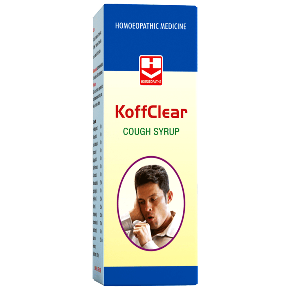 Homeopaths Koffclear Cough Syrup bottle of 60 ml Syrup