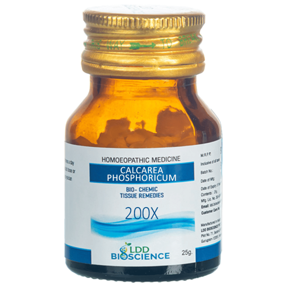 LDD Bioscience Calcarea Phosphoricum Biochemic Tablet 200X bottle of 25 gm Biochemic Tablet LDD Bioscience Calcarea Phosphoricum Biochemic Tablet 200X bottle of 25 gm Biochemic Tablet