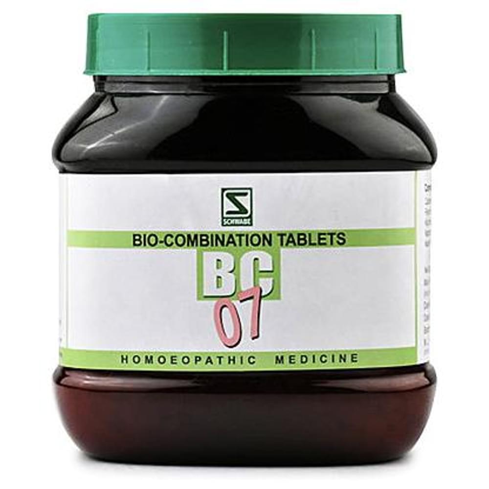 Dr Willmar Schwabe India Bio-Combination 07 (BC 07) Tablet bottle of 550 gm Biocombination Tablet