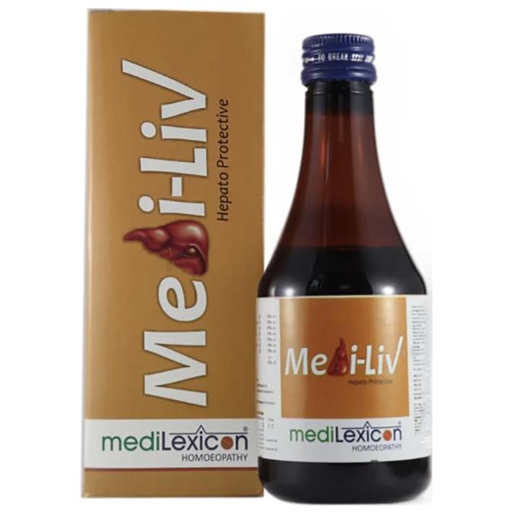 Medilexicon Medi-Liv Hepato Protective Syrup bottle of 500 ml Syrup
