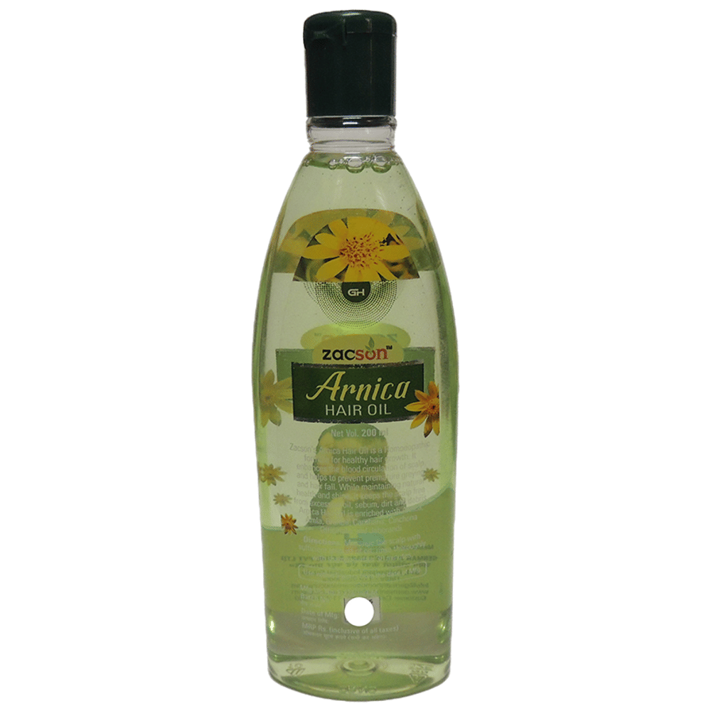 Zacson Arnica Hair Oil bottle of 200 ml Oil Zacson Arnica Hair Oil bottle of 200 ml Oil