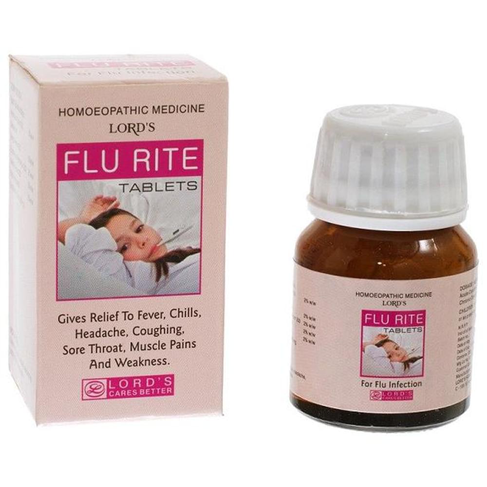 Lord's Flu Rite Tablet bottle of 25 gm Tablet