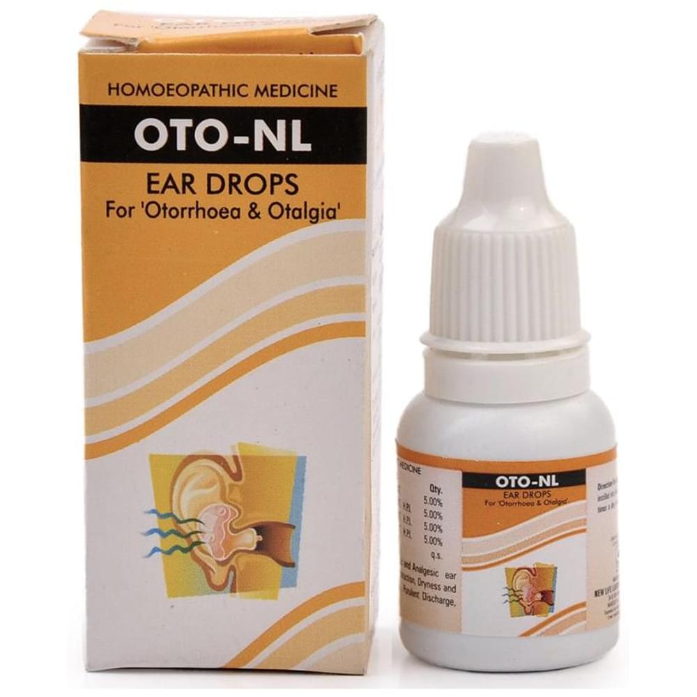 New Life Oto-NL Ear Drop bottle of 10 ml Ear Drop New Life Oto-NL Ear Drop bottle of 10 ml Ear Drop