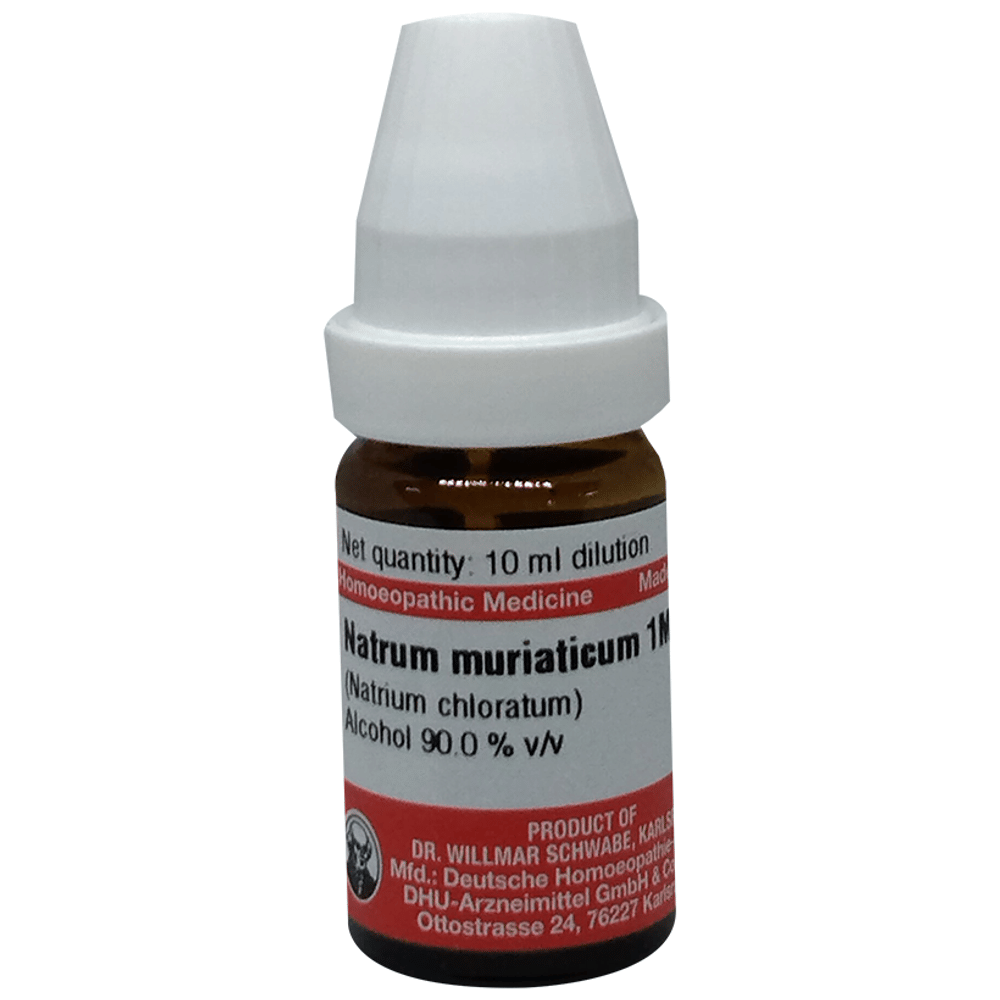Dr Willmar Schwabe Germany Natrum Muriaticum Dilution 1M bottle of 10 ml Dilution