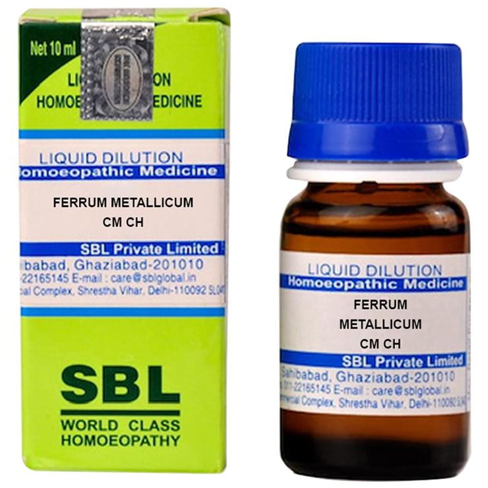SBL Ferrum Metallicum Dilution CM CH bottle of 10 ml Dilution