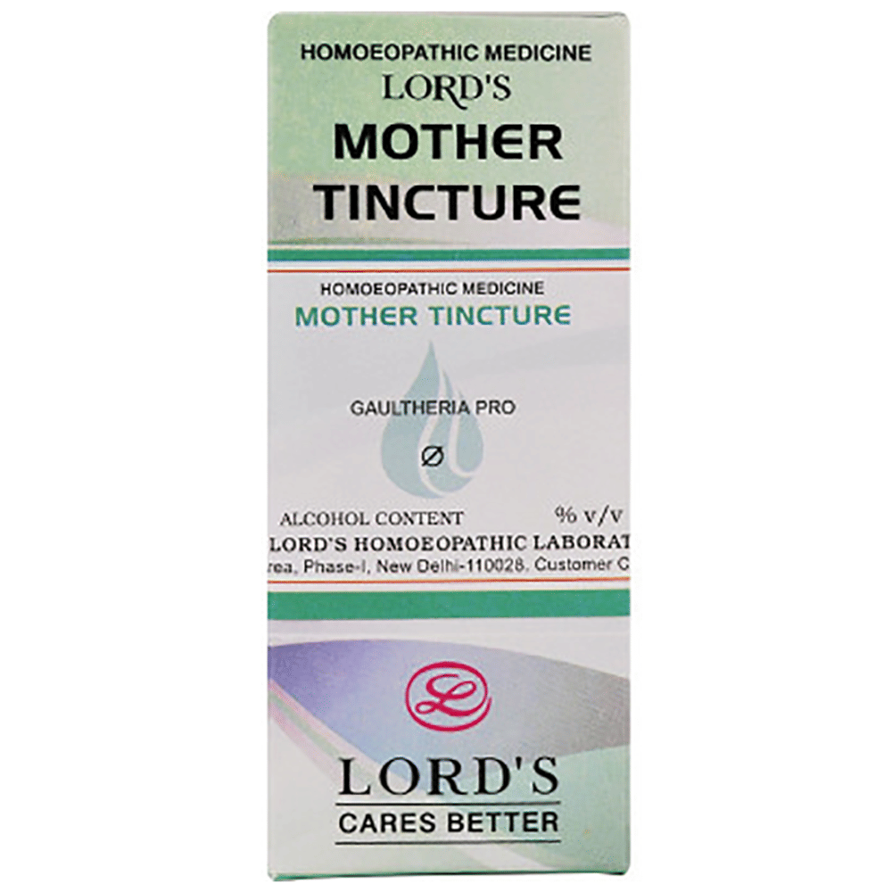 Lord's Gaultheria Pro Mother Tincture Q bottle of 30 ml Mother Tincture