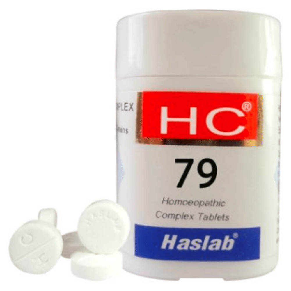 Haslab HC 79 Physiological Complex Tablet bottle of 20 gm Tablet Haslab HC 79 Physiological Complex Tablet bottle of 20 gm Tablet