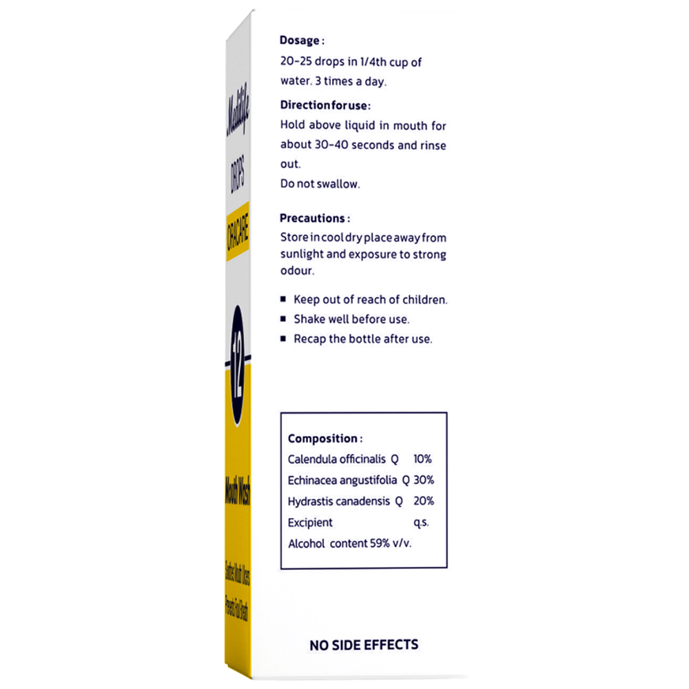 Medilife No 12 Oracare Drop (30ml Each) box of 1 Bottle