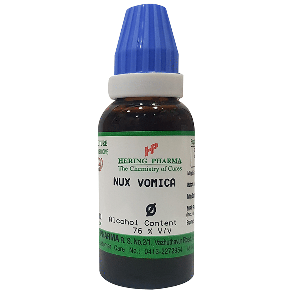 Hering Pharma Nux Vomica Mother Tincture Q bottle of 30 ml Mother Tincture