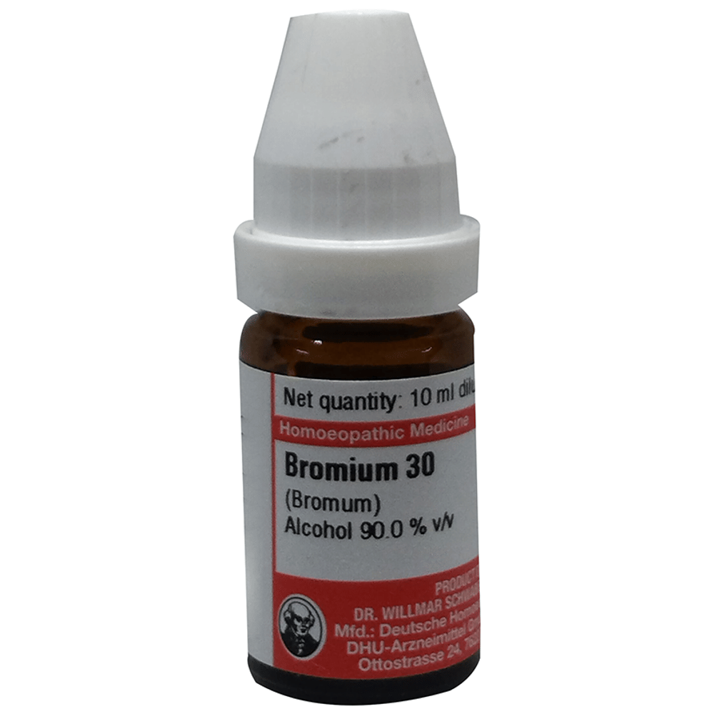 Dr Willmar Schwabe Germany Bromium Dilution 30 bottle of 10 ml Dilution