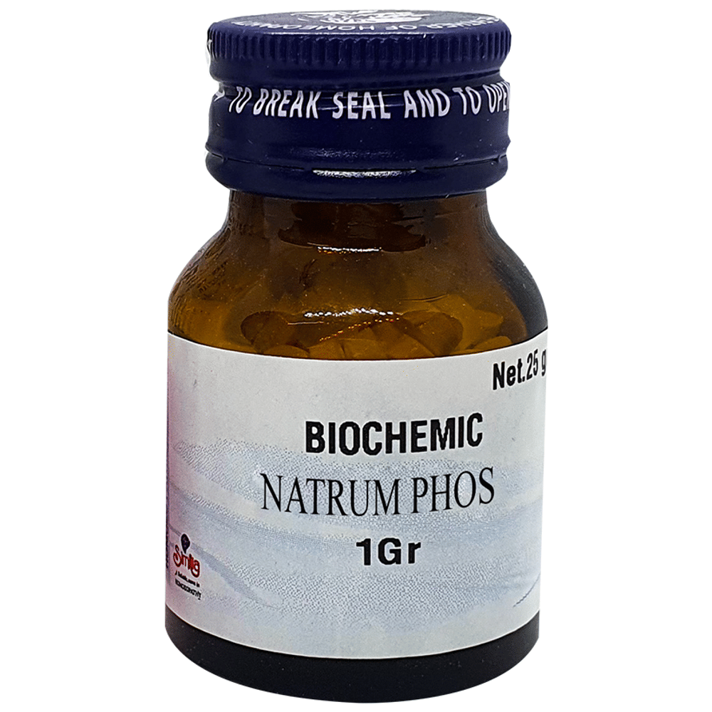 Similia Natrum Phos Biochemic Tablet 6X bottle of 25 gm Biochemic Tablet Similia Natrum Phos Biochemic Tablet 6X bottle of 25 gm Biochemic Tablet