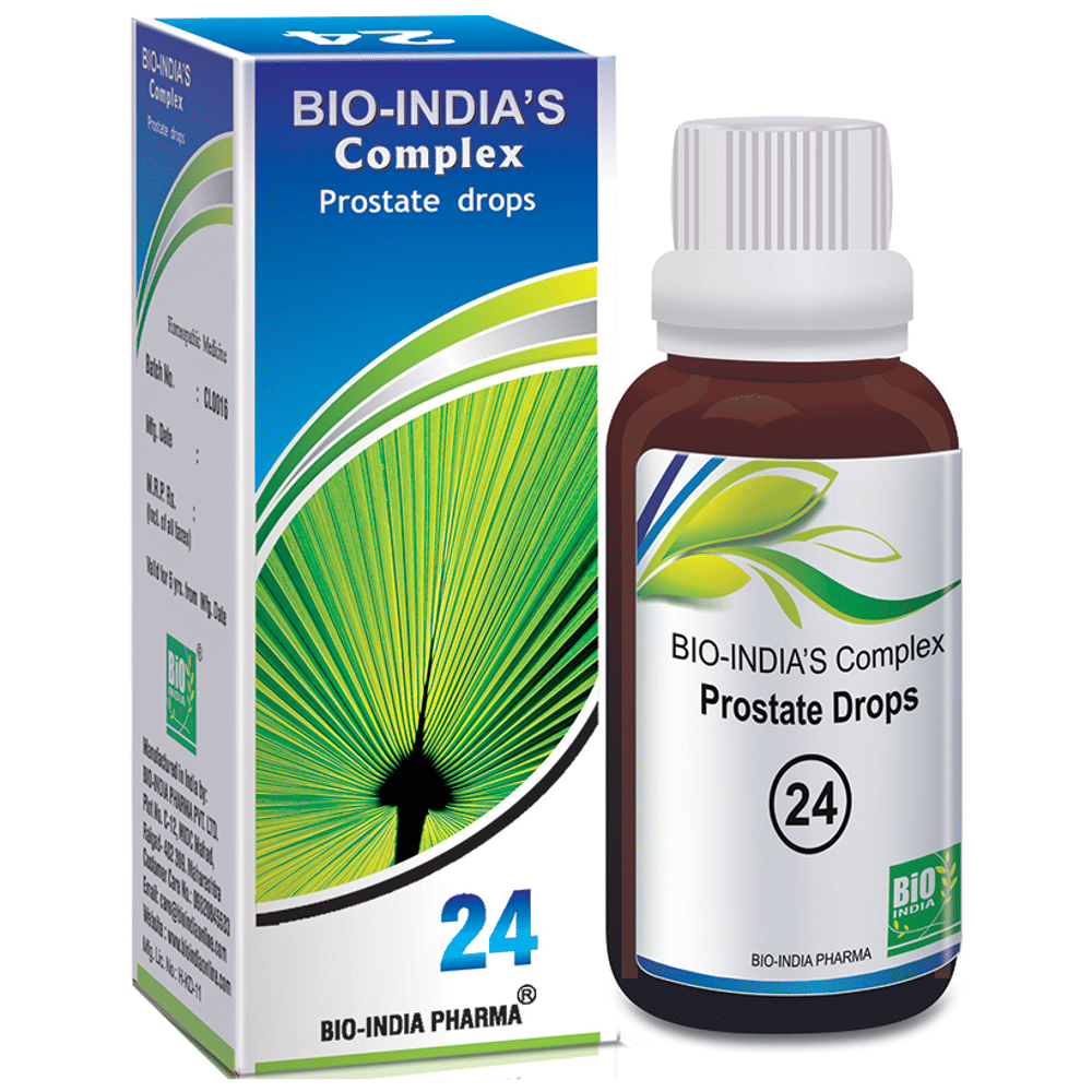 Bio India Complex 24 Prostate Drop bottle of 30 ml Drop