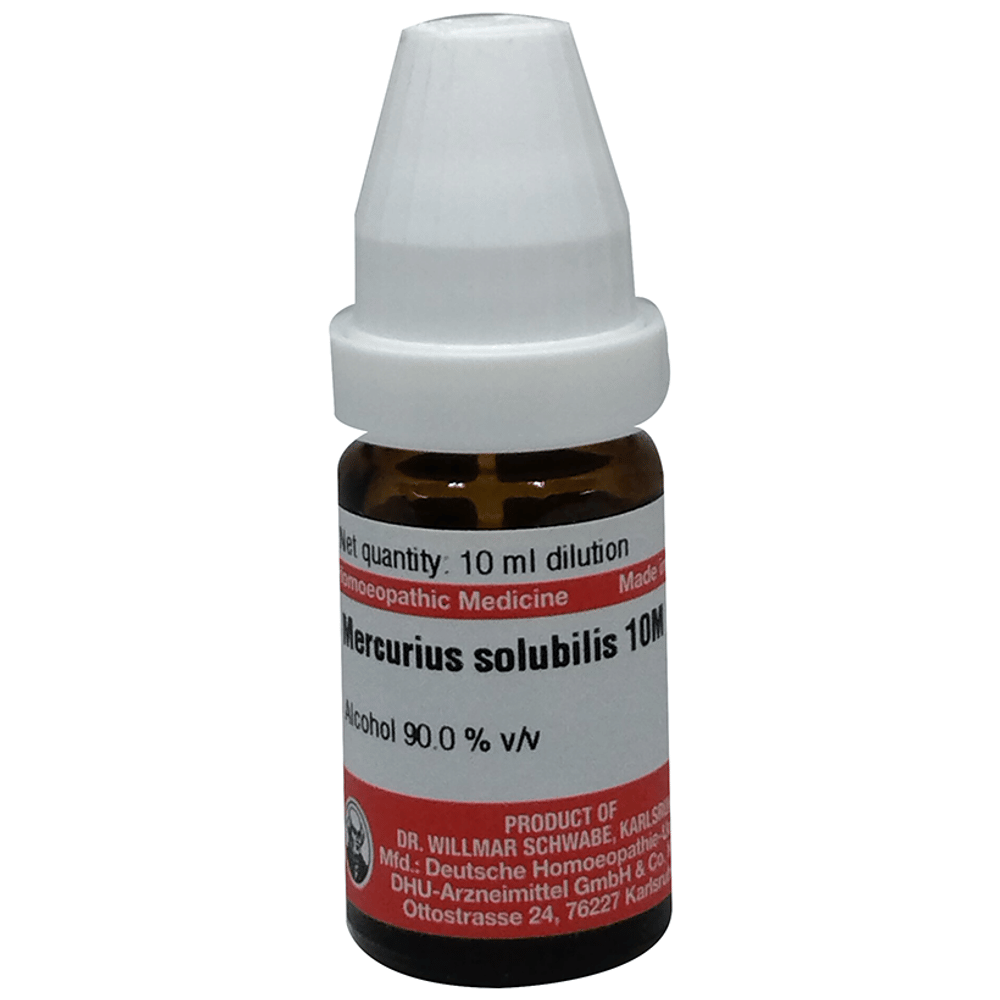 Dr Willmar Schwabe Germany Mercurius Solubilis Dilution 10M bottle of 10 ml Dilution