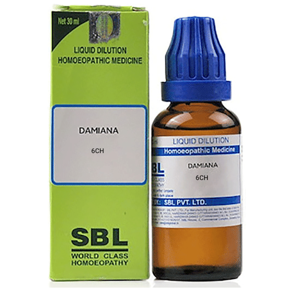 SBL Damiana Dilution 6 CH bottle of 30 ml Dilution
