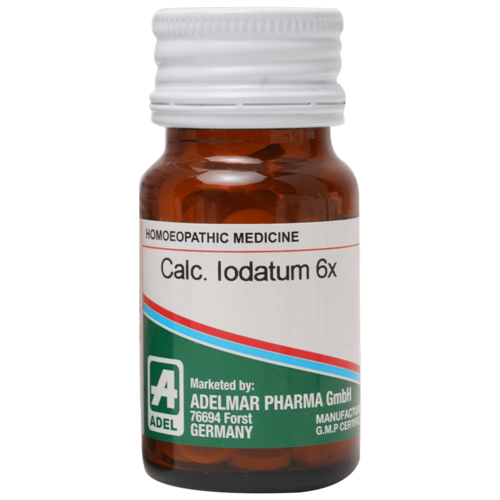 ADEL Calc Iodatum Trituration Tablet 6X bottle of 20 gm Trituration Tablet