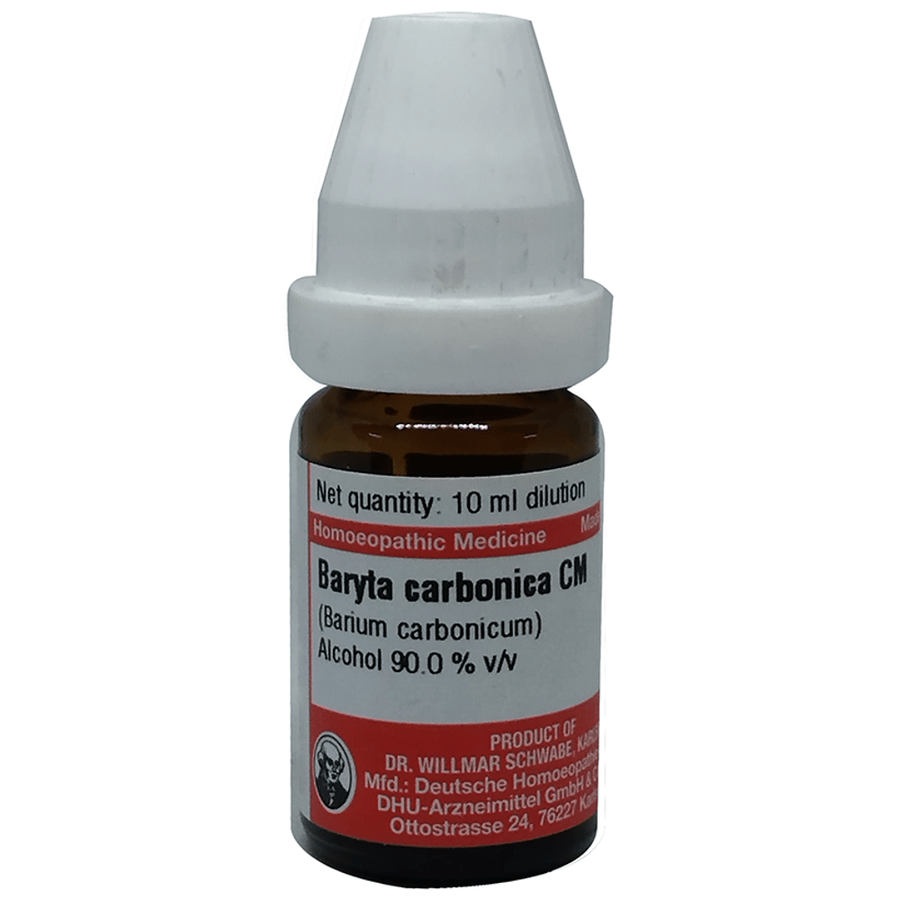 Dr Willmar Schwabe Germany Baryta Carbonica Dilution CM bottle of 10 ml Dilution