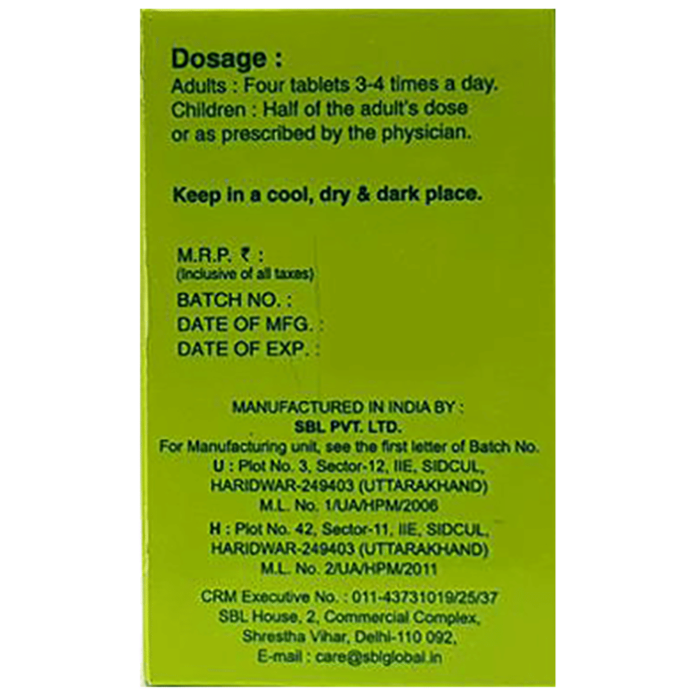 SBL Ferrum Phosphoricum Biochemic Tablet 12X bottle of 25 gm Biochemic Tablet