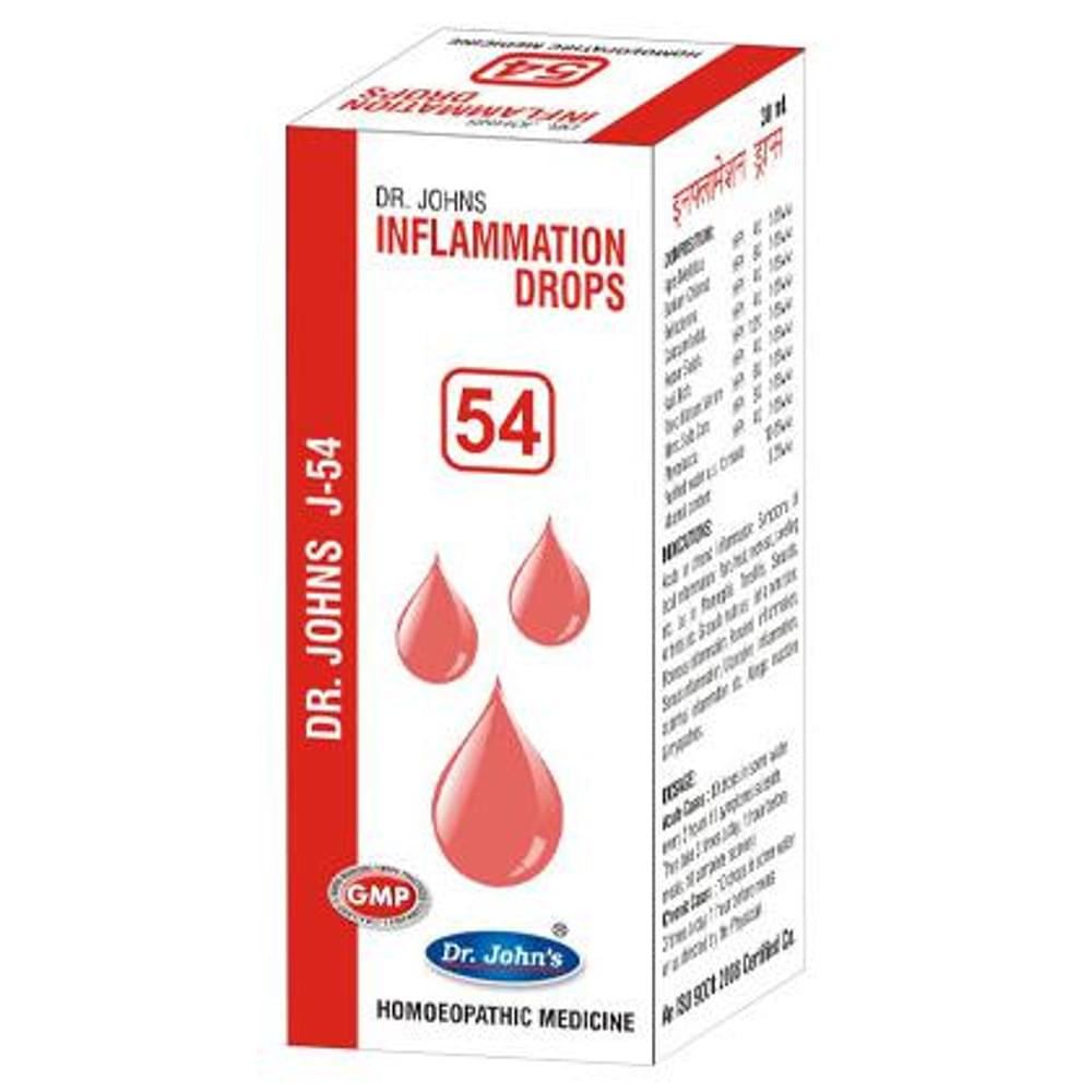 Dr. Johns J-54 Inflammation Drop bottle of 30 ml Drop Dr. Johns J-54 Inflammation Drop bottle of 30 ml Drop