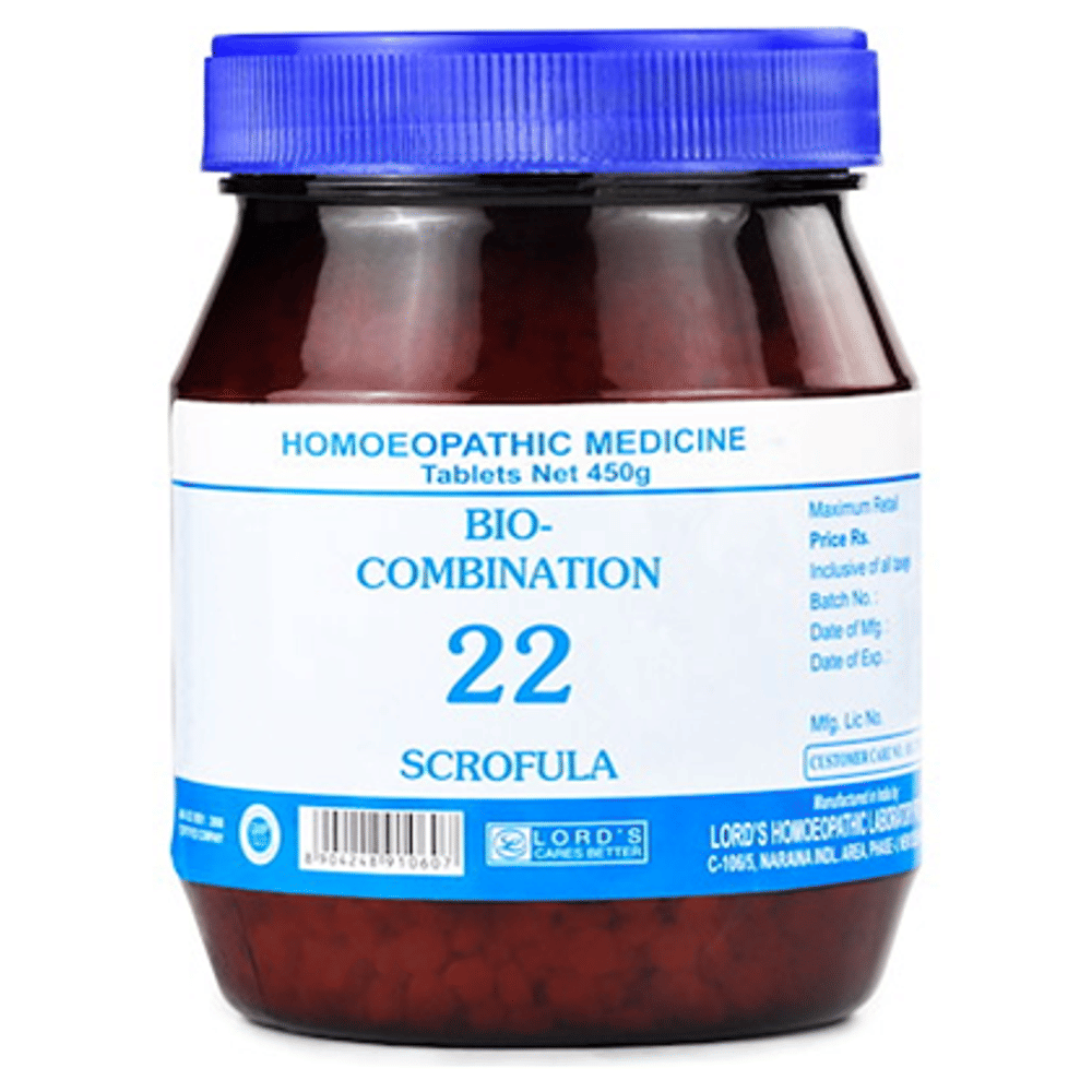 Lord's Bio-Combination 22 Tablet bottle of 450 gm Biocombination Tablet Lord's Bio-Combination 22 Tablet bottle of 450 gm Biocombination Tablet