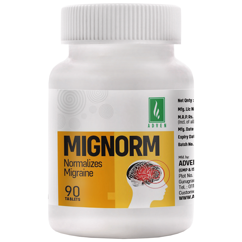 Adven Mignorm Tablet bottle of 90 tablets