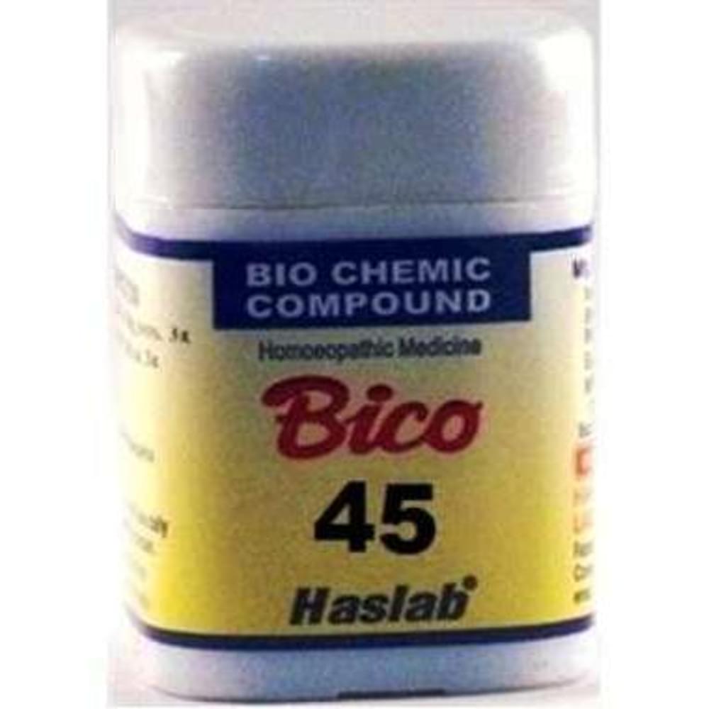 Haslab Bico 45 Biochemic Compound Tablet bottle of 20 gm Tablet Haslab Bico 45 Biochemic Compound Tablet bottle of 20 gm Tablet
