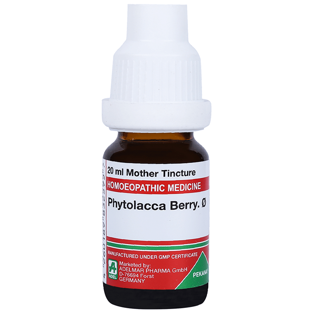 ADEL Phytolacca Berry. Mother Tincture Q bottle of 20 ml Mother Tincture