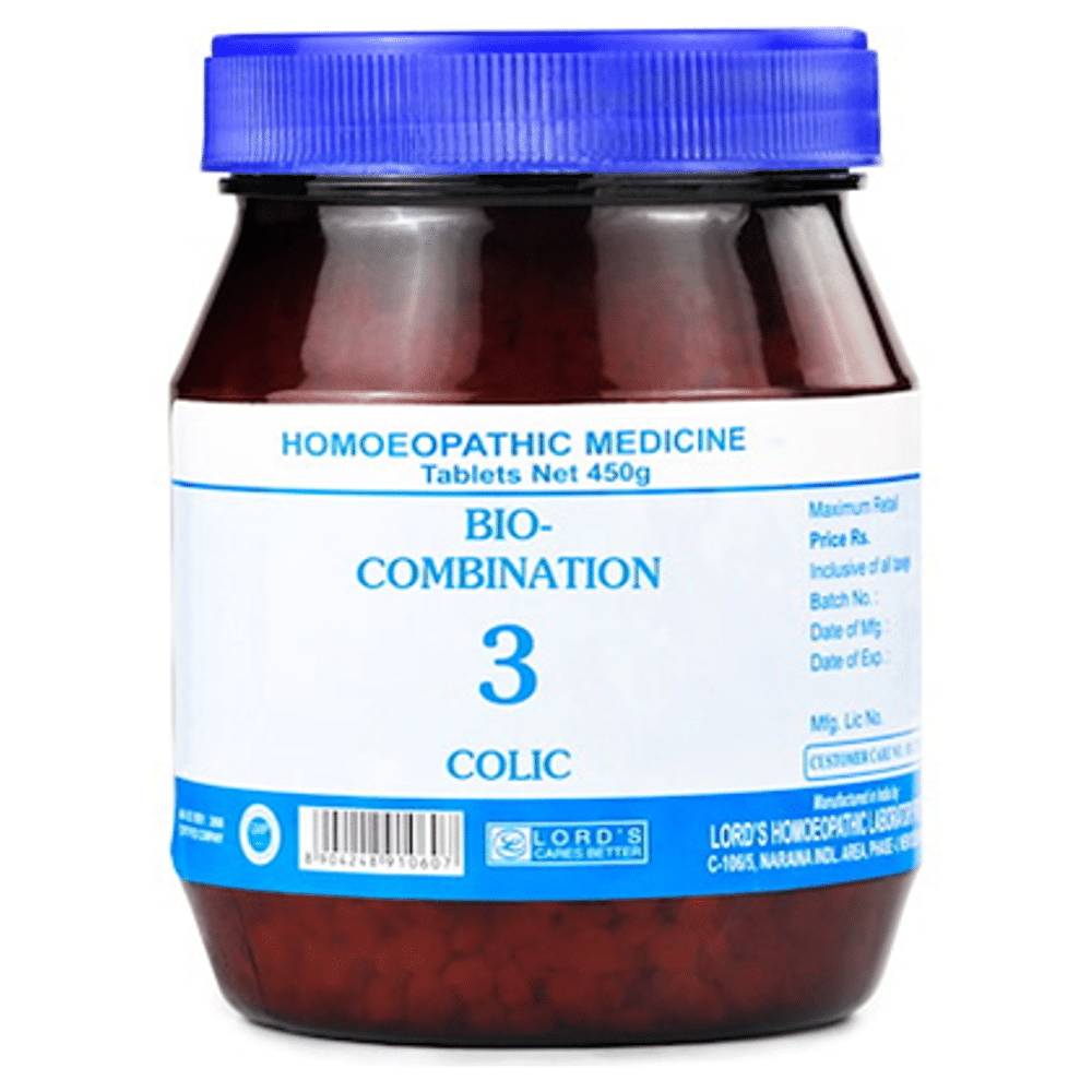 Lord's Bio-Combination 3 Tablet bottle of 450 gm Biocombination Tablet