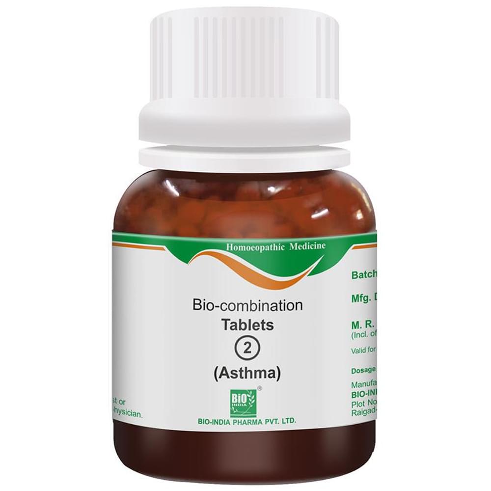 Bio India Bio-combination 2 Tablet bottle of 25 gm Biocombination Tablet Bio India Bio-combination 2 Tablet bottle of 25 gm Biocombination Tablet